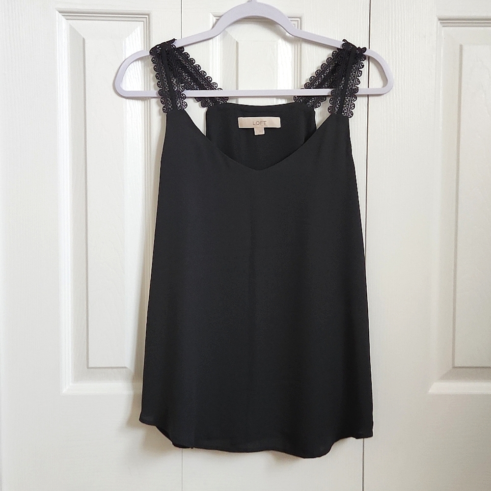 LOFT top, dark blue/grey Size SMALL
